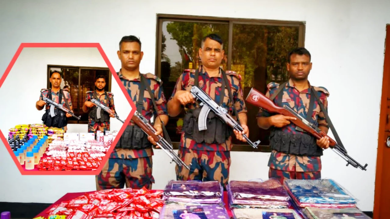 বেনাপোল সীমান্তে ১২ লক্ষ টাকার মালিকবিহীন অবৈধ মালামাল আটক