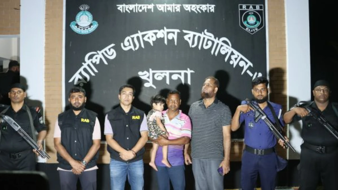 বাগেরহাটে অপহৃত শিশু উদ্ধার, অপহরণকারী গ্রেপ্তার