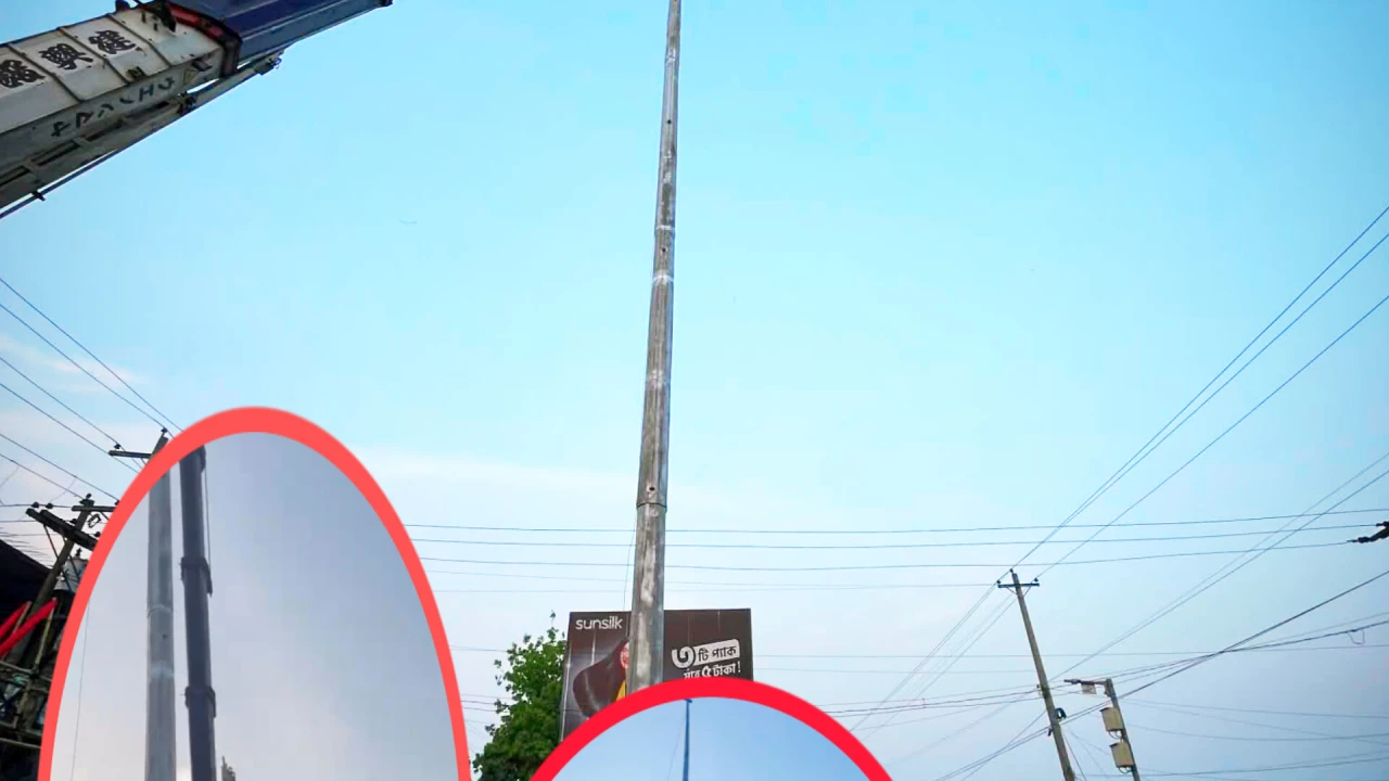 দেশের সবচেয়ে উঁচুতে বাংলাদেশের পতাকা উড়তে যাচ্ছে বেনাপোল স্থলবন্দরে