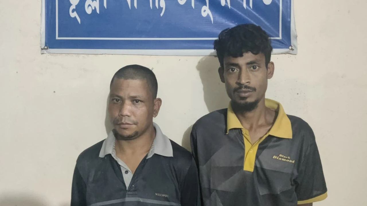 ঠাকুরগাঁওয়ে কলাবাগান থেকে দুই মাদক ব্যবসায়ী গ্রেপ্তার