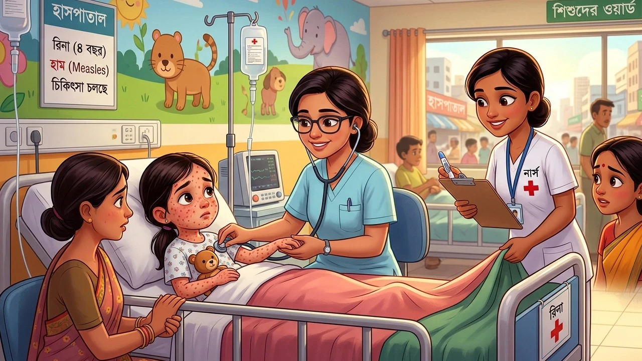 হাম ও হামের উপসর্গে আরও ৮ জনের মৃত্যু