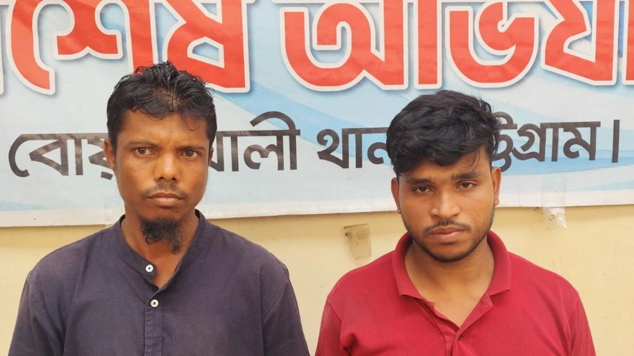 বোয়ালখালীতে চোলাই মদসহ গ্রেপ্তার ২