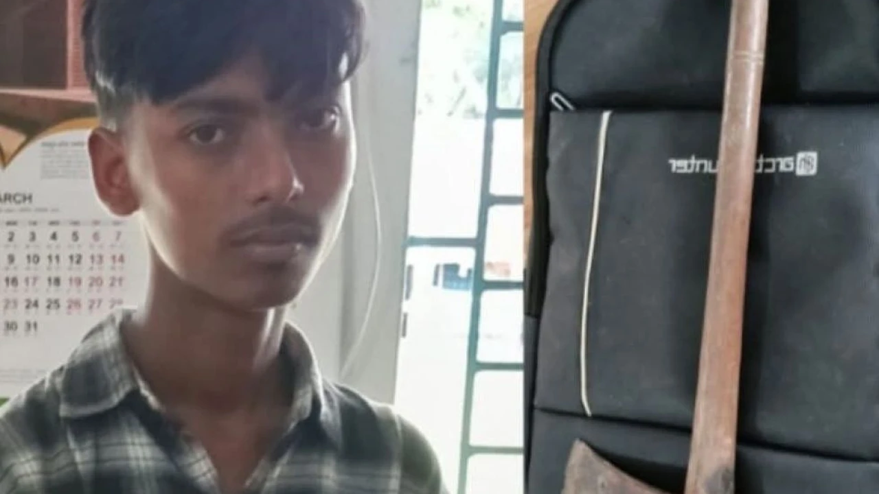 বাউফলে দেশীয় অ'স্ত্র'স'হ কিশোর আ'ট'ক