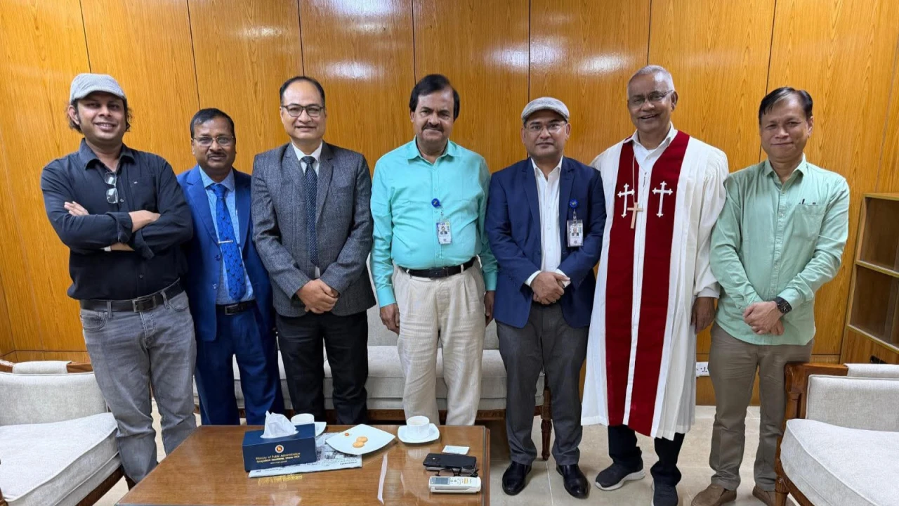 সিনড নেতৃবৃন্দের সিলেট জেলার খাসিয়া সম্প্রদায়ের সরকারের উচ্চপর্যায়ের সভা