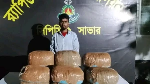 আশুলিয়ায় র‌্যাবের জালে কুখ্যাত মাদক ব্যবসায়ী জুয়েল