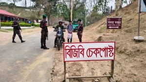 সাজেকে অবৈধ চোরাচালান প্রতিরোধে বিজিবির কড়া নজরদারি