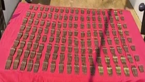 ১৪০০ রাউন্ড বুলেটসহ ২ মোটরসাইকেল জব্দ