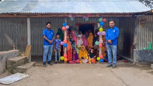 সাইলেন্ট হ্যান্ডস সাপোর্ট সোসাইটির উদ্যোগে নতুন ঘর পেলেন প্রতিবন্ধী জমেলা