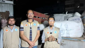 উল্লাপাড়ায় রাতে  ২৭০ পিচ নিষিদ্ধ চায়না দুয়ারী জাল জব্দ ও অর্থ জরিমানা করেছেন ভ্রাম্যমাণ আদালত