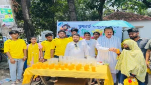 যশোরে ‘তৃষ্ণার্তদের মাঝে ফ্রি শরবত বিতরণ’ কর্মসূচির উদ্বোধন