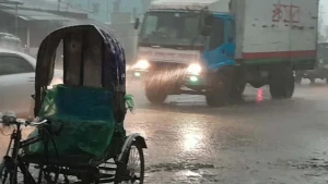 মৌলভীবাজারে ২৪ ঘন্টায় ১৫৮ মিলিমিটার বৃষ্টিপাত রেকর্ড