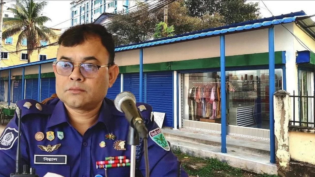অনুমতিবিহীন মার্কেট নির্মাণ ও পুলিশ লাইন্সের গরু বিক্রি; বদলি নৌ পুলিশে