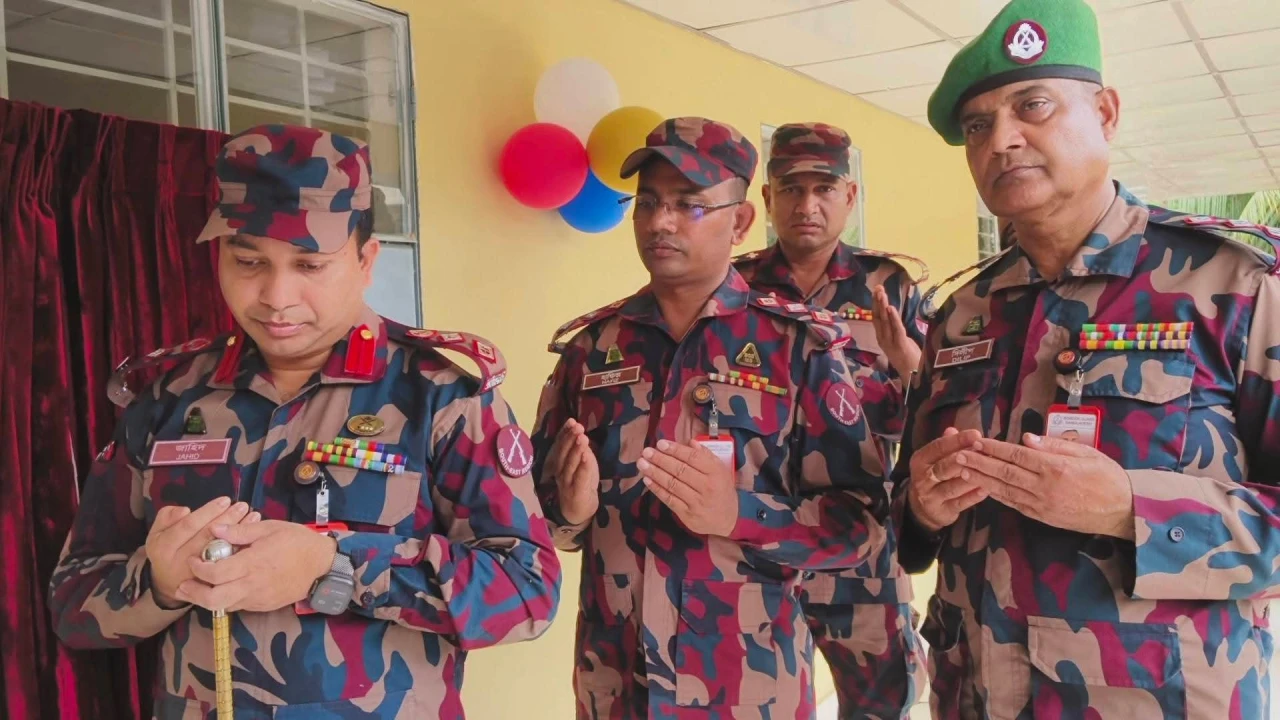 বাঘাইছড়িতে ২৭ বিজিবি ব্যাটালিয়নের রিভার ঘাট পোস্টে নবনির্মিত সৈনিক লাইনের শুভ উদ্বোধন   রাঙ্গামাটির বাঘাইছড়ি