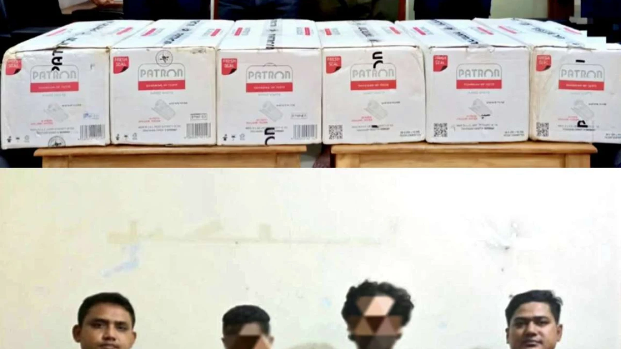 কোতয়ালী থানার বিশেষ অভিযানে অবৈধ বিদেশী সিগারেট উদ্ধারসহ ০২ জন চোরাকারবারী আসামী গ্রেফতার