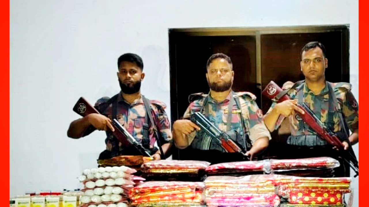 যশোর ‎সীমান্তে বিপুল পরিমান চোরাচালানী মালামাল আটক