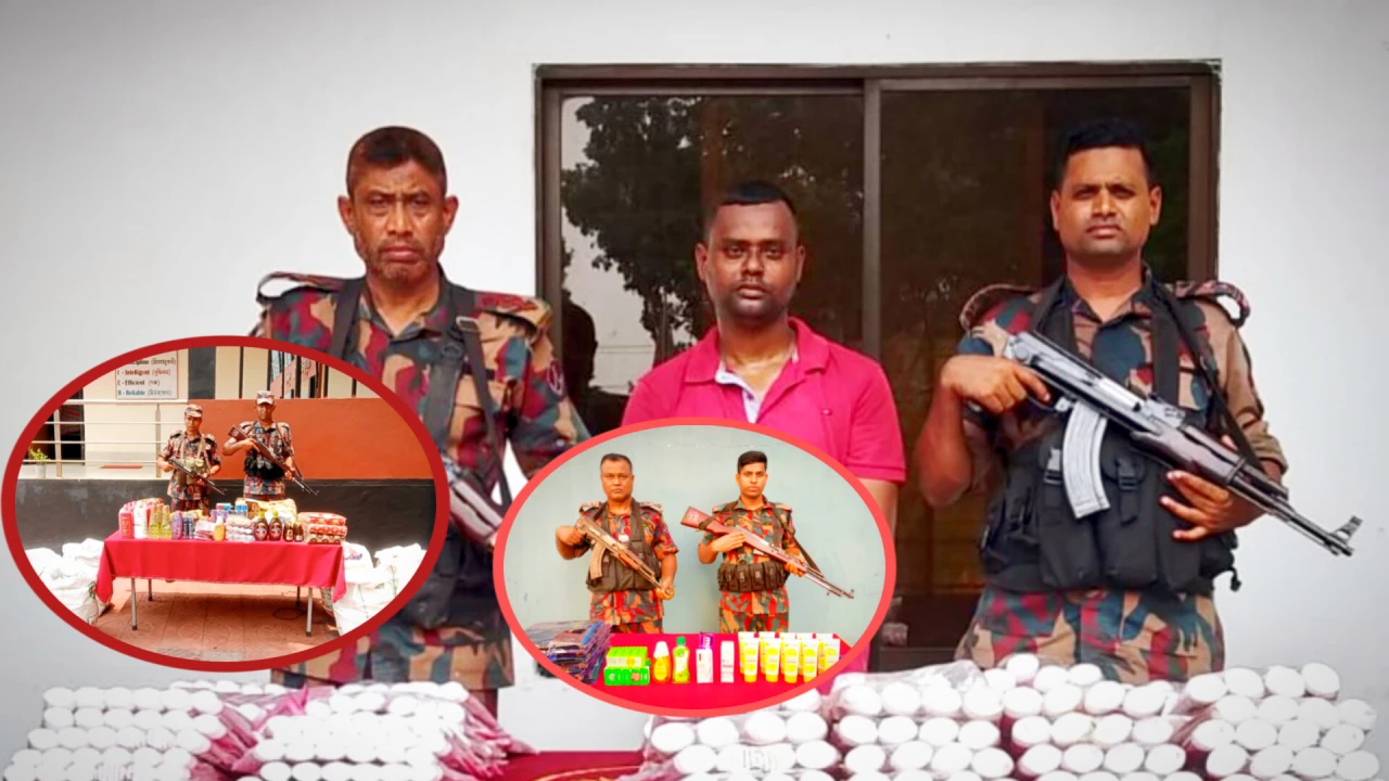 যশোরে বিজিবির অভিযানে অবৈধ মালামালসহ আটক-১