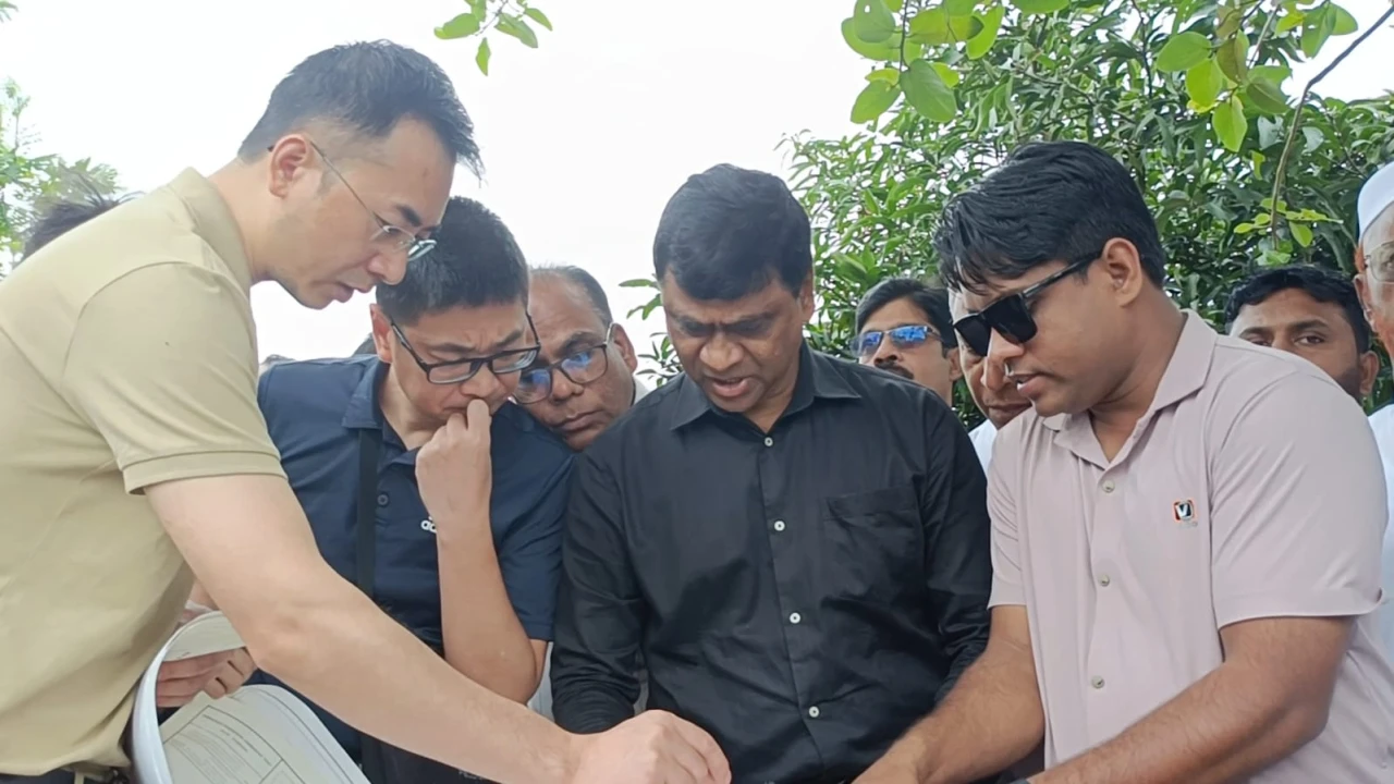 কুড়িগ্রামে প্রস্তাবিত বাংটুর ঘাট সেতুর সম্ভাব্যতা যাচাইয়ে চীনা প্রতিনিধি দল