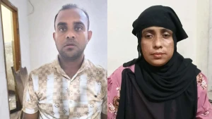 এসপিকে ঘুষ দিতে গিয়ে এক নারী-যুবক আটক