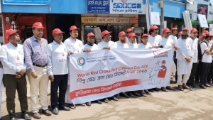 নানা আয়োজনে কুড়িগ্রামে বিশ্ব রেড ক্রস রেডক্রিসেন্ট দিবস উদযাপন ।