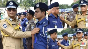 আইজিপি ব্যাজ অর্জন করলেন যশোর ডিবির তিন এসআই