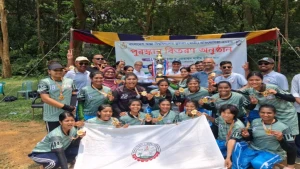 চবিকে গোলবন্যায় ভাসিয়ে আন্তঃবিশ্ববিদ্যালয় চ্যাম্পিয়ন যবিপ্রবির মেয়েরা