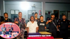 বিজিবি ও র‍্যাবের যৌথ অভিযানে নেশা জাতীয় সিরাপসহ আটক-২