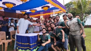 বাকৃবিতে পর্দা নামলো বীর প্রতীক এটিএম খালেদ স্মৃতি ফুটবল টুর্নামেন্টের