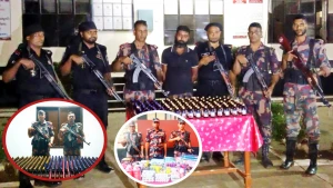 ৪৯ বিজিবি ও র‍্যাবের যৌথ অভিযানে শার্শায় বিপুল পরিমাণ মাদকদ্রব্যসহ আটক-১