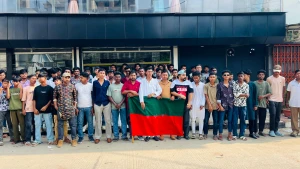 জুলাইযোদ্ধা মানিকের নেতৃত্বে জেলা ছাত্রদলের স্বাগত মিছিলে নেতাকর্মীদের ব্যাপক অংশগ্রহণ।