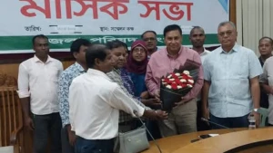 রংপুর জেলা পরিষদ প্রশাসকের সাথে খ্রিস্টান অ্যাসোসিয়েশন ও জাতীয় আদিবাসী পরিষদের সৌজন্য সাক্ষাৎ