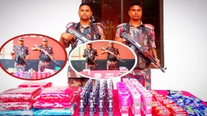 ৪৯ বিজিবির অভিযানে ১২ লক্ষ টাকার চোরাচালানী মালামাল আটক