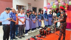 বাসাইলে ফায়ার সার্ভিস ও সিভিল ডিফেন্স সপ্তাহ উদ্বোধন