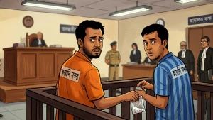 আদালতের এজলাসে এক আসামিকে আরেক আসামির মাদক সরবরাহ, ২ জনের কারাদণ্ড