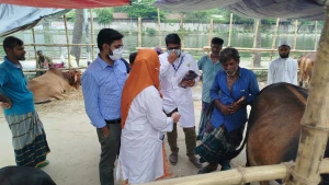 ঢাকা উত্তর-দক্ষিণের ২৯ হাটের ডিএলএসের চার দিন ব্যাপী বিনামূল্যে ভেটেরিনারি সেবা
