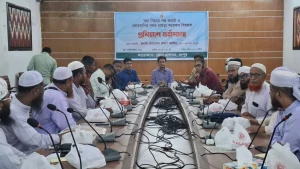 রংপুরে কোরবানির পশু জবাই, চামড়া সংরক্ষণ ও লবণ বিতরণ বিষয়ে জেলা প্রশাসকের মতবিনিময় সভা