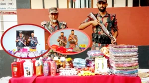 বেনাপোল সীমান্তে ২৫ লক্ষ টাকার অবৈধ মালামাল আটক