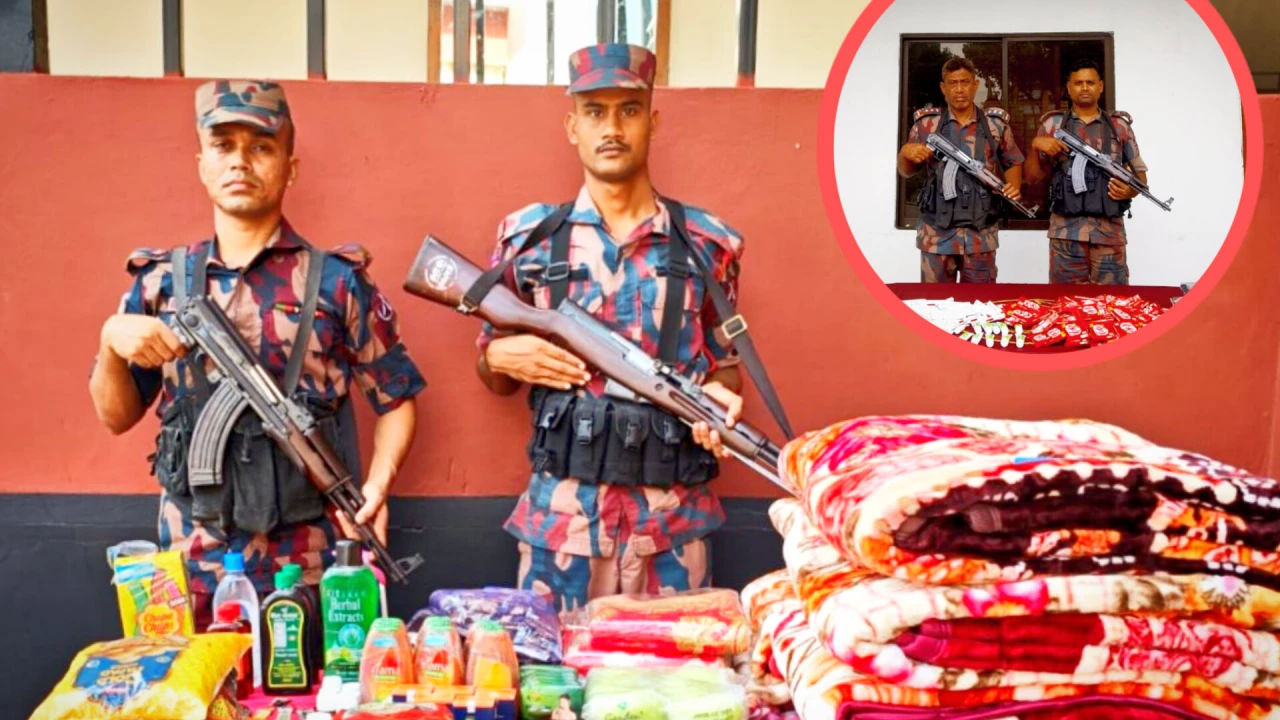 বেনাপোল সীমান্তে প্রায় ৪ লক্ষ টাকার অবৈধ মালামাল আটক