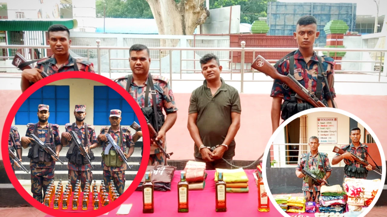 যশোরে ৫২ বোতল মদ ও অবৈধ মালামালসহ আটক-১