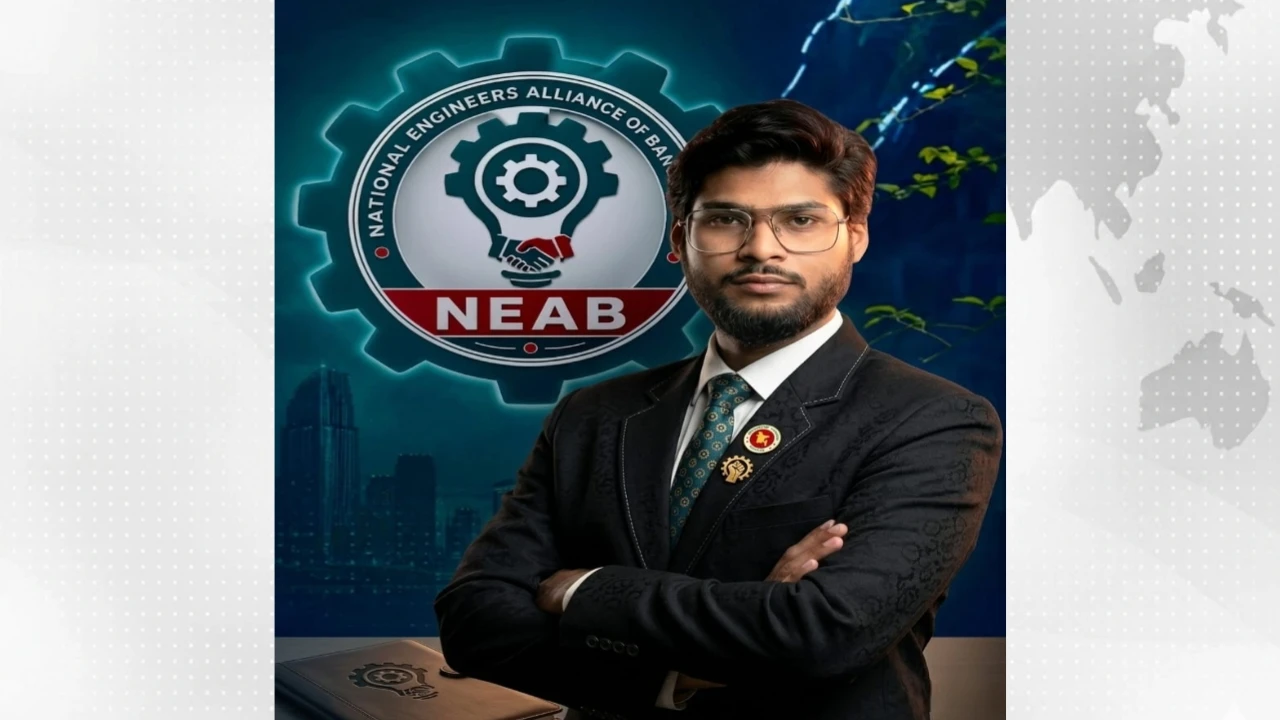 NEAB-এর কেন্দ্রীয় সহ-দপ্তর সম্পাদক হলেন অভয়নগর উপজেলার কৃতি সন্তান প্রকৌশলী ইরফান কাদির