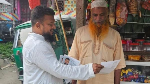 শিমুলিয়া ইউনিয়নের মানুষের সুখ-দুঃখ জানতে সরব মনিরুজ্জামান মনির
