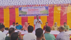 ঈশ্বরগঞ্জে কাঁচামাটিয়া নদীর কচুরিপানা পরিষ্কার কার্যক্রমের উদ্বোধন