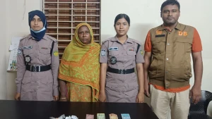 রাজশাহীতে নারী মাদক ব্যবসায়ী গ্রেপ্তার