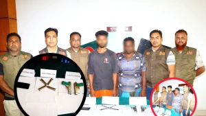 শার্শায় ডিবির অভিযানে ২টি পিস্তল ৪টি ম্যাগাজিনসহ আটক-২
