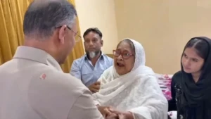 খালেদা রাব্বানীর বাসায় আবেগআপ্লুত-প্রধানমন্ত্রী