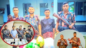 বেনাপোল সীমান্তে গাঁজা ও ভারতীয় ৬৪ পিস ধুতিসহ আটক-২