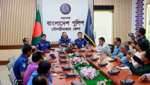 নবাগত পুলিশ সুপারের সঙ্গে সাংবাদিকদের মতবিনিময় সভা