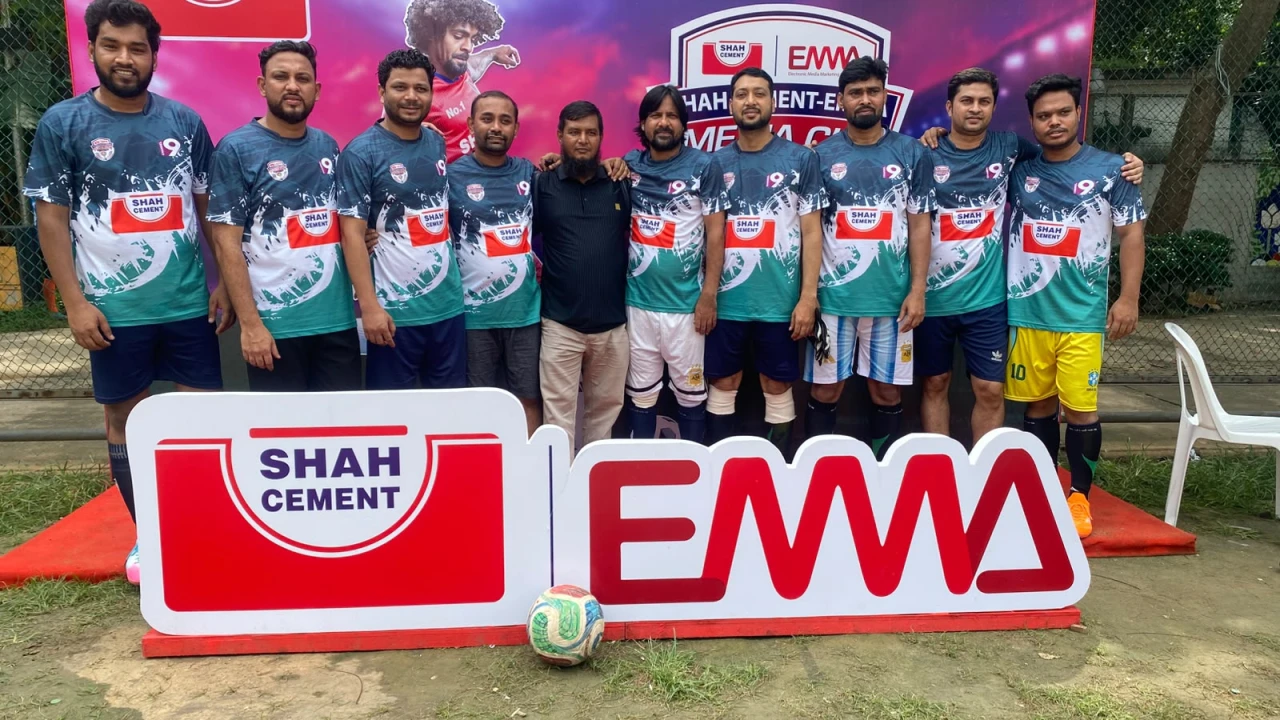 জমকালো আয়োজনে শুরু হয়েছে 'শাহ্ সিমেন্ট-ইমা মিডিয়া কাপ ফুটবল ২০২৬'
